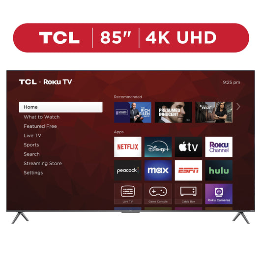 85” Clase S4 (85S410R) 4K UHD HDR LED Smart TV Con Roku TV
